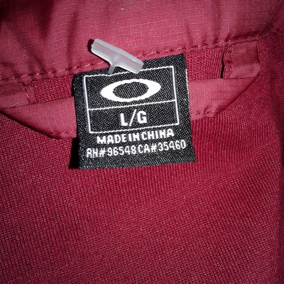 Oakley Mens Large Hydrofree Windbreaker Jacket L - Picture 5 of 7